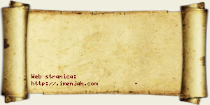 Danijela Mladenović vizit kartica